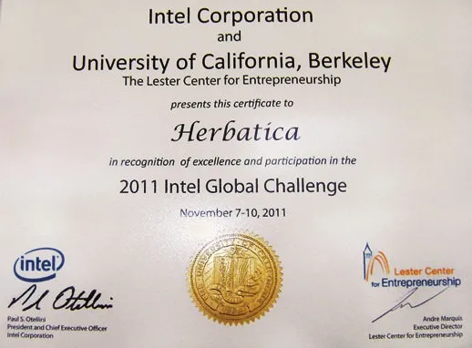 Wildcraft Intel Corporation certificate